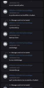 Zapis wpisów Wiktora P. z platformy Discord. Ciekawe za co sąd i prokuratura mnie nie lubią. Czy ja kogoś krzywdzę?