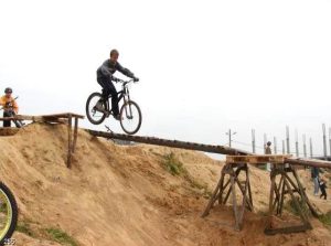 Rok około 2004, w powietrzu Michał Baniowski.