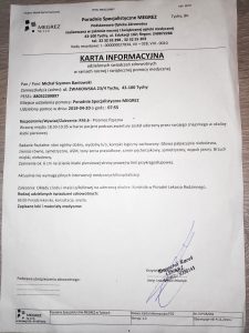 Dokumentacja medyczna nie stanowi materiału dowodowego w świetle prawa. Tak więc skoro są dowody na pobicie nikogo to nie interesuje.